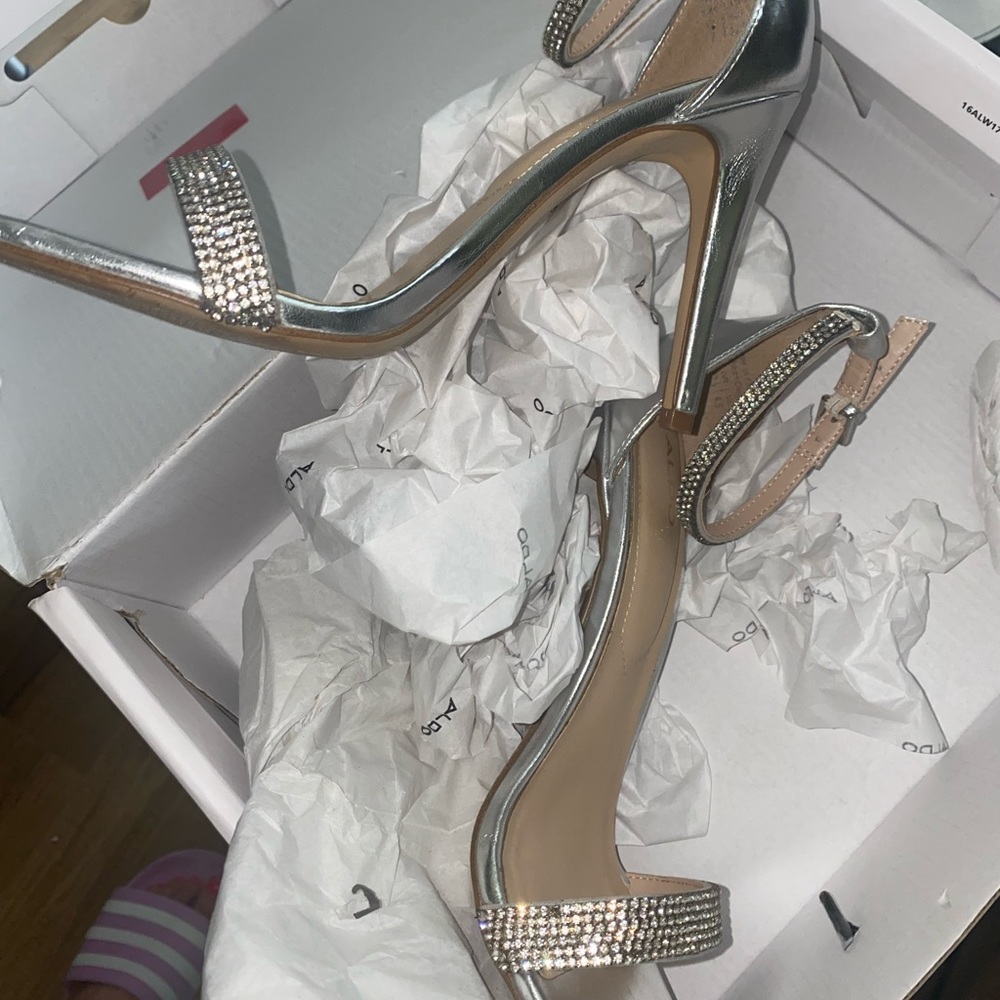 ALDO rhinestone heels - Picture 3 of 4